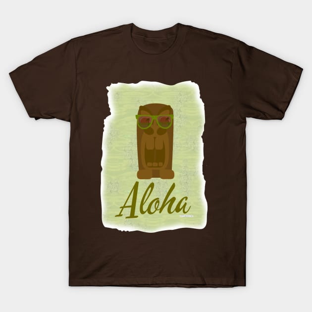 Aloha Tiki T-Shirt by Tshirtfort